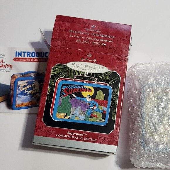 NIB - Vintage Hallmark Superman Tin Lunchbox Commemorative Edition - 1998 - Picture 11 of 14
